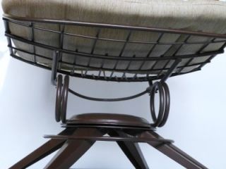 Berton Bottemiller Vintage 80s Homecrest Rocking Swivel Spring Chair 