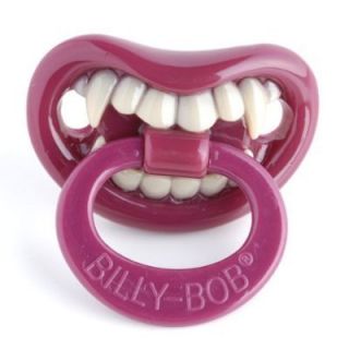Billy Bob Funny Teeth, Little Vampire Purple Personality Pacifier 