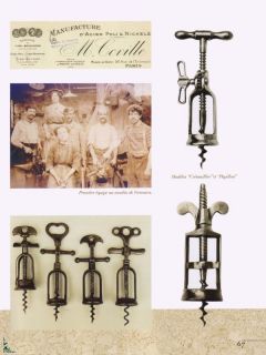 Les Tire Bouchons French Corkscrews Book by Bidault
