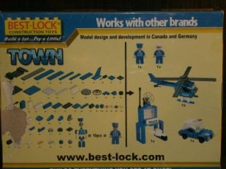 Brand New Best Lock Construction Building Police Set Works with Lego 