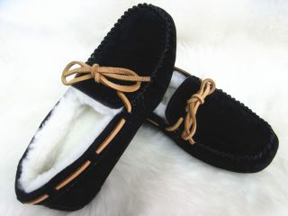ugg moccasin shoes black premium australian sheepskin