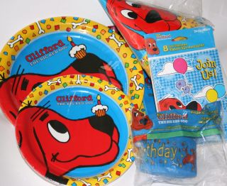 Clifford The Big Red Dog Birthday Party Supplies Choose Buy The Items 