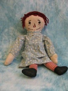 antique volland raggedy ann cloth doll c 1930 s time
