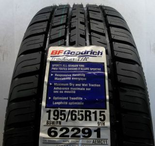 BFGoodrich P195 65R15 91H Traction T A BW Tire 1956515