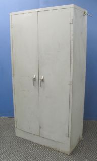 Devon Heavy Duty Bi Fold 2 Door Storage Cabinet 36 x 19 x 72