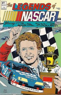 Bill Elliott Legends of NASCAR Signature Comic Book