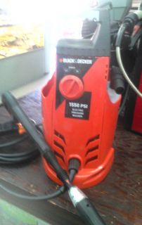 Black and Decker Electric Pressure Washer 1550 PSI