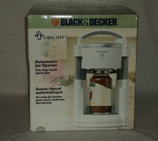 Black Decker Lids Off™ JW200 Electric Automatic Jar Opener New 