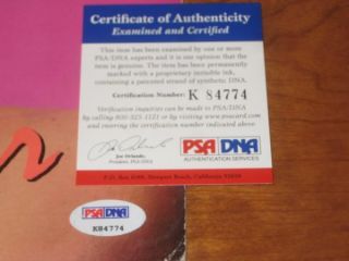 Billy Idol Signed LP Album PSA DNA to Be A Lover