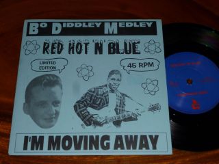   Bo Diddley Medley UNPLAYED Vinyl 7 Fury Rockabilly Psychobilly