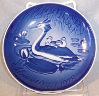 Bing Grondahl Porcelain Mothers Day Plate 78 Heron
