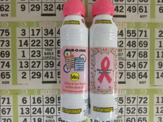 Breast Cancer Awareness 72 Pink DAB O Ink Bingo Daubers