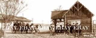 Yosemite Stagecoach Stage Sante FE Railroad Depot Merced California CA 
