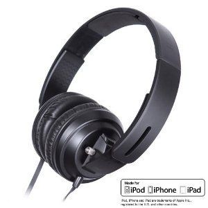 BiGR Audio Headphones BLACK SCALE BLVCK SCVLE XL BS1 flatwire for 
