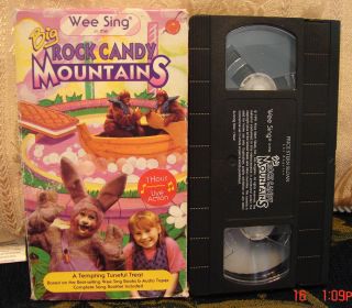 WEE SING In The Big Rock Candy Mountains WEESING Vhs RARE HTF OOP FREE 