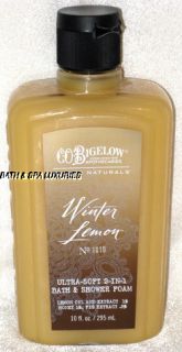 Bigelow Winter Lemon 2 in 1 Bath Shower Foam No 1819 Huge Lot x 3 