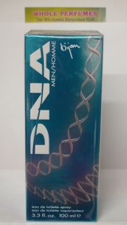 DNA by Bijan for Men Homme 3 3 3 4 oz 100 ml Eau de Toilette EDT Spray 