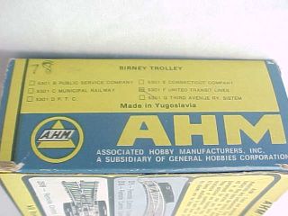 AHM Birney Trolley 5301 G Third Avenue Ry System in A Box