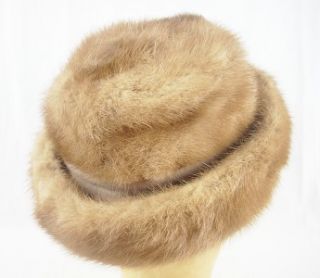 Vintage Joseph Horne Millinery Galleries Miss Alice Rabbit Fur Hat w 