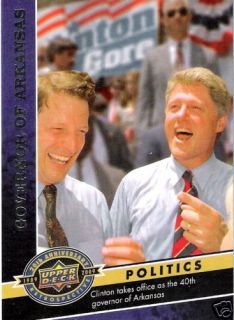 09 Bill Clinton Upper Deck Retrospective Politics 342