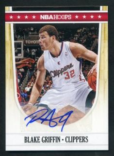 2012 Panini NBA Hoops Blake Griffin Auto ~ Certified Autograph ~ SSP!