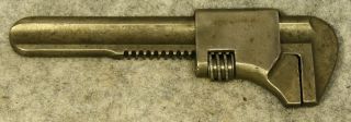 Antique 6 Billings Spencer Co Adjustable Pocket Cycle Nut Wrench 