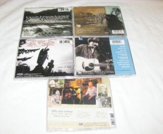 Lot of 5 Billy Joe Shaver CDs Freedoms Child Billy and The Kid Etc 