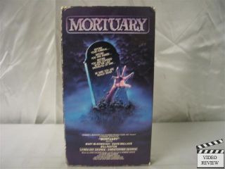 Mortuary VHS Mary McDonough David Wallace Bill Paxton