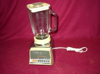 Vintage Oster Blender Glass Jar Osterizer Lid Motor 51Q