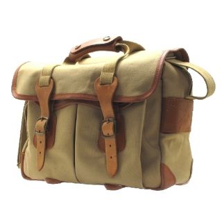 Billingham Tan Medium Size Camera Bag (Canvas w/ Leather Trim)