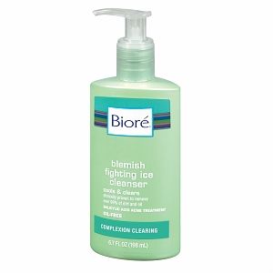 biore blemish fighting ice cleanser 6 7 fl oz 198 ml cools clears 