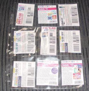 Coupon Sleeves Pages for Binder 9 Pockets New