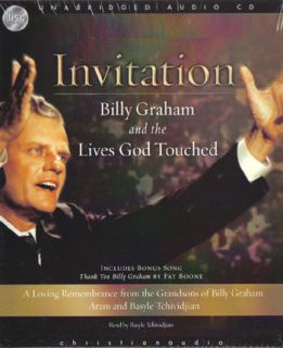   Christian AUDIO CDs Unabridged Invitation Billy Graham  Tchividjian