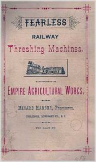 Included are five exceptionally rare Steam Engine & Threshing Machine 