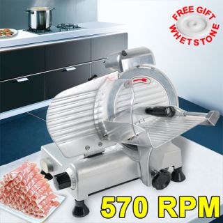 Commercial 8 Blade Electric Meat Slicer 210W 570rpm Deli Food Cheese 