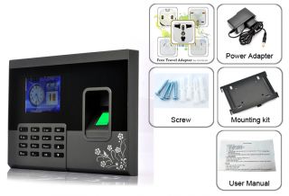Biometric Fingerprint Time Attendance System   2.8 Inch LCD Monitor, w 