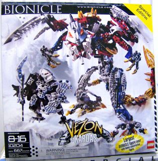 Lego 10204 Bionicle Special Edition Vezon Kardas New