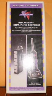 Fantom Thunder Vacuum Repacement HEPA Filter Cartridge HRC200 NEW FREE 