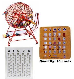 Professional Bingo Cage Set with Ping Pong Balls