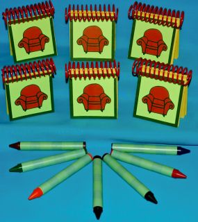 Blues Clues Handy Dandy Party Size Thinking Chair Notebooks *Birthday 