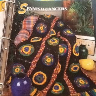 Spanish Dancers Annies Crochet Quilt Afghan Club Pattern