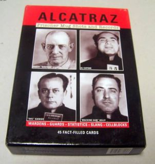 Alcatraz Prisoner Cards Mug Shots Records Wardens Guards Statistics 