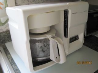 Black & Decker SpaceMaker 12 Cup Drip Coffee Maker ODC 325 White 