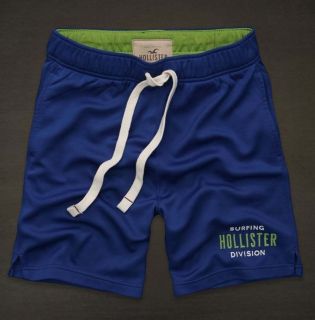 Hollister by Abercrombie Mens Blue Medium Athletic Mesh Sport Shorts 