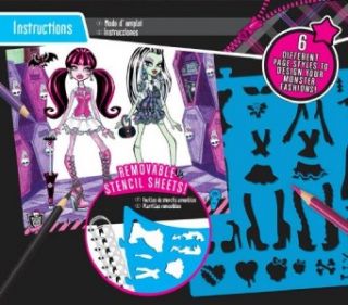 Monster High Dolls Monster Girls Fashion Design Sketch Portfolio 155 