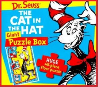 Cat in The Hat Dr Seuss 48 Piece Giant Floor Puzzle New in Box Huge 32 
