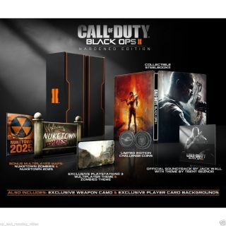 PS3 Call of Duty Black Ops 2 Hardened Edition Limited Collectors II 