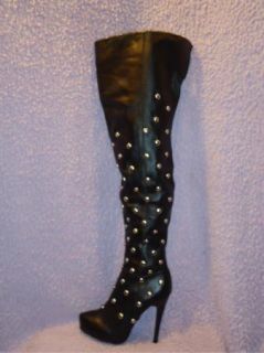 New Black Rooster Aurora Womens Black Boots Size 9 M