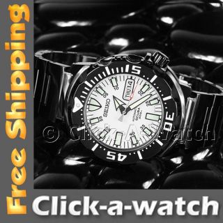 Seiko Automatic Scuba Diver Black Monster Watch SZEN006