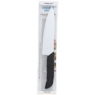 Chic Chefs Cutlery Ceramic Knife Black 17 5cm Blade